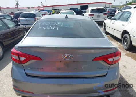 2016 Hyundai Sonata Sport z USA, uszkodzony, nr VIN 5NPE34AF4GH433521